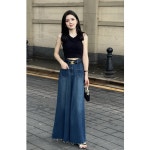 2024 마이크로 플레어 청바지 여성의 가을과 겨울 새로운 복고풍 하이 허리 슬림 핏 슬리밍 디자인 말굽 트렌디 • 1688 • 어이사마켓... 