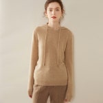 에르도시시 100% 순수 캐시미어 후드티 여성용 가을 겨울 루즈핏 얇은 후드 스웨터 니트 베이스웨어 • 1688 • 어이사마켓 | 어이사마켓... 