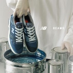 〈New Balance〉を代表するモデル『BB550』を 〈BEAMS〉がネイビーカラーのクレイジーパターンで別注！｜BEAMS 〈New Balance〉... 