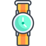 손목 시계 - 무료 시간과 날짜개 아이콘 아티스트가 디자인한 손목 시계 종의 무료 아이콘