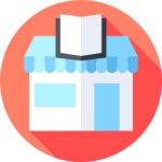 Bookstore - Free education icons Bookstore free icons designed by Freepik