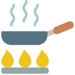 Frying pan - Free food and restaurant icons Frying Pan free icons designed by Smashicons