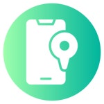스마트 폰 - 무료 지도 및 위치개 아이콘 아티스트가 디자인한 스마트 폰 종의 무료 아이콘
