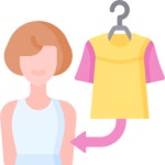 옷을 입다 - 무료 패션개 아이콘 아티스트가 디자인한 옷을 입다 종의 무료 아이콘