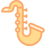 색소폰 - 무료 음악과 멀티미디어개 아이콘 아티스트가 디자인한 색소폰 종의 무료 아이콘