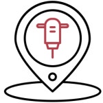 교련 - 무료 지도 및 위치개 아이콘 아티스트가 디자인한 교련 종의 무료 아이콘