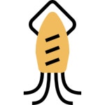 Squid - Free food icons Squid free icons designed by Eucalyp