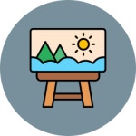 캔버스 - 무료 미술개 아이콘 아티스트가 디자인한 캔버스 종의 무료 아이콘