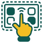 만지다 - 무료 컴퓨터개 아이콘 아티스트가 디자인한 만지다 종의 무료 아이콘