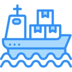 Cargo ship - Free transportation icons Cargo Ship free icons designed by nangicon