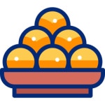 Laddu - ícones de comida grátis Laddu ícones gratuitos criados por Freepik