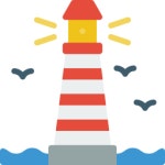 등대 - 무료 여행개 아이콘 아티스트가 디자인한 등대 종의 무료 아이콘