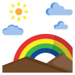 무지개 - 무료 자연개 아이콘 아티스트가 디자인한 무지개 종의 무료 아이콘