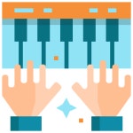 Piano - Free music icons Piano free icons designed by mangsaabguru