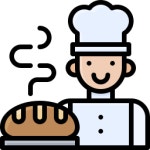 빵 굽는 사람 - 무료 음식개 아이콘 아티스트가 디자인한 빵 굽는 사람 종의 무료 아이콘