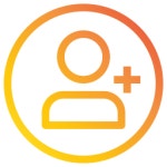 친구 추가 - 무료 소셜 미디어개 아이콘 아티스트가 디자인한 친구 추가 종의 무료 아이콘