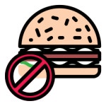 정크푸드 금지 - 무료 의료 및 의료개 아이콘 아티스트가 디자인한 정크푸드 금지 종의 무료 아이콘