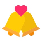 Wedding bells - Free love and romance icons Wedding Bells free icons designed by yaicon