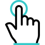 Click Animated Icon | Free hands and gestures Animated Icon