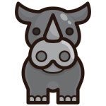 Rhino - Free animals icons Rhino free icons designed by Peerapak Takpho