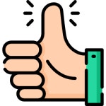 엄지 손가락 - 무료 제스처개 아이콘 아티스트가 디자인한 엄지 손가락 종의 무료 아이콘