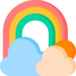 무지개 - 무료 날씨개 아이콘 아티스트가 디자인한 무지개 종의 무료 아이콘