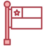 Chile - Free flags icons Chile free icons designed by surang