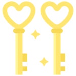 사랑의 열쇠 - 무료 보안개 아이콘 아티스트가 디자인한 사랑의 열쇠 종의 무료 아이콘