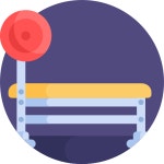Bench Detailed Flat Circular Flat icon