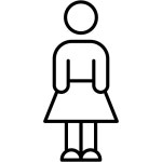 엄마 아이콘 Generic black outline