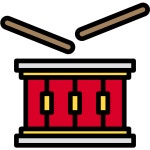 Drum - Free music and multimedia icons Drum free icons designed by xnimrodx