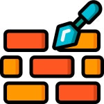 Bricks - Free construction and tools icons Bricks free icons designed by Smashicons
