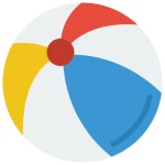 비치 볼 - 무료 휴가개 아이콘 아티스트가 디자인한 비치 볼 종의 무료 아이콘