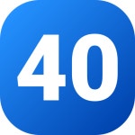40 아이콘 Generic gradient fill