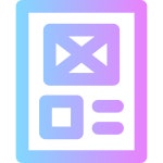 Free Icon | Wireframe