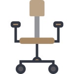 Free Icon | Desk chair