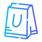 가방 아이콘 Generic gradient outline