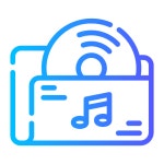 Cd 아이콘 Generic gradient outline