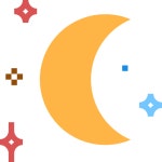 Moon turkkub Flat icon
