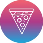 피자 아이콘 Generic gradient fill