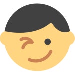 Free Icon | Winking