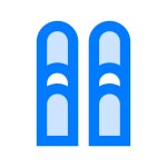 스키 아이콘 Vitaliy Gorbachev Blue