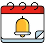 알람 벨 - 무료 시간과 날짜개 아이콘 아티스트가 디자인한 알람 벨 종의 무료 아이콘