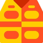 조끼 아이콘 Berkahicon Flat