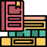 Book Surang Lineal Color icon