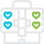 여행가방 - 무료 여행개 아이콘 아티스트가 디자인한 여행가방 종의 무료 아이콘