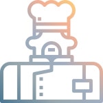 Chef Skyclick Gradient icon