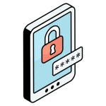 모바일 비밀번호 - 무료 보안개 아이콘 아티스트가 디자인한 모바일 비밀번호 종의 무료 아이콘