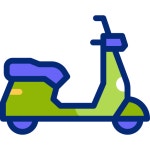 Electric motorbike - Free travel icons Electric Motorbike free icons designed by Freepik