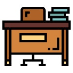 Desk - Free education icons Desk free icons designed by smalllikeart
